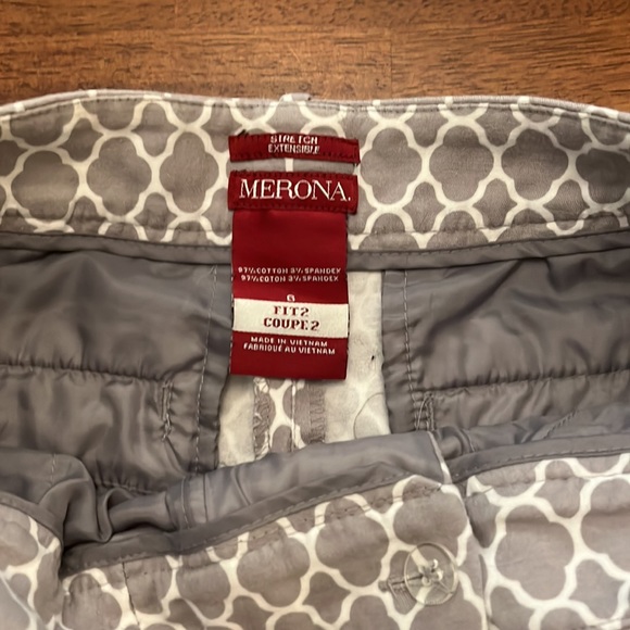 Merona Women’s Print Pants, Size 6, Excellent Condition! Super Cute!! - Picture 5 of 6